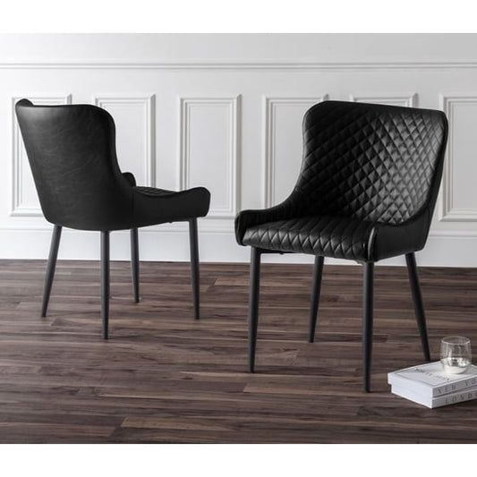 Dining Chair - Black (Pack of 2)